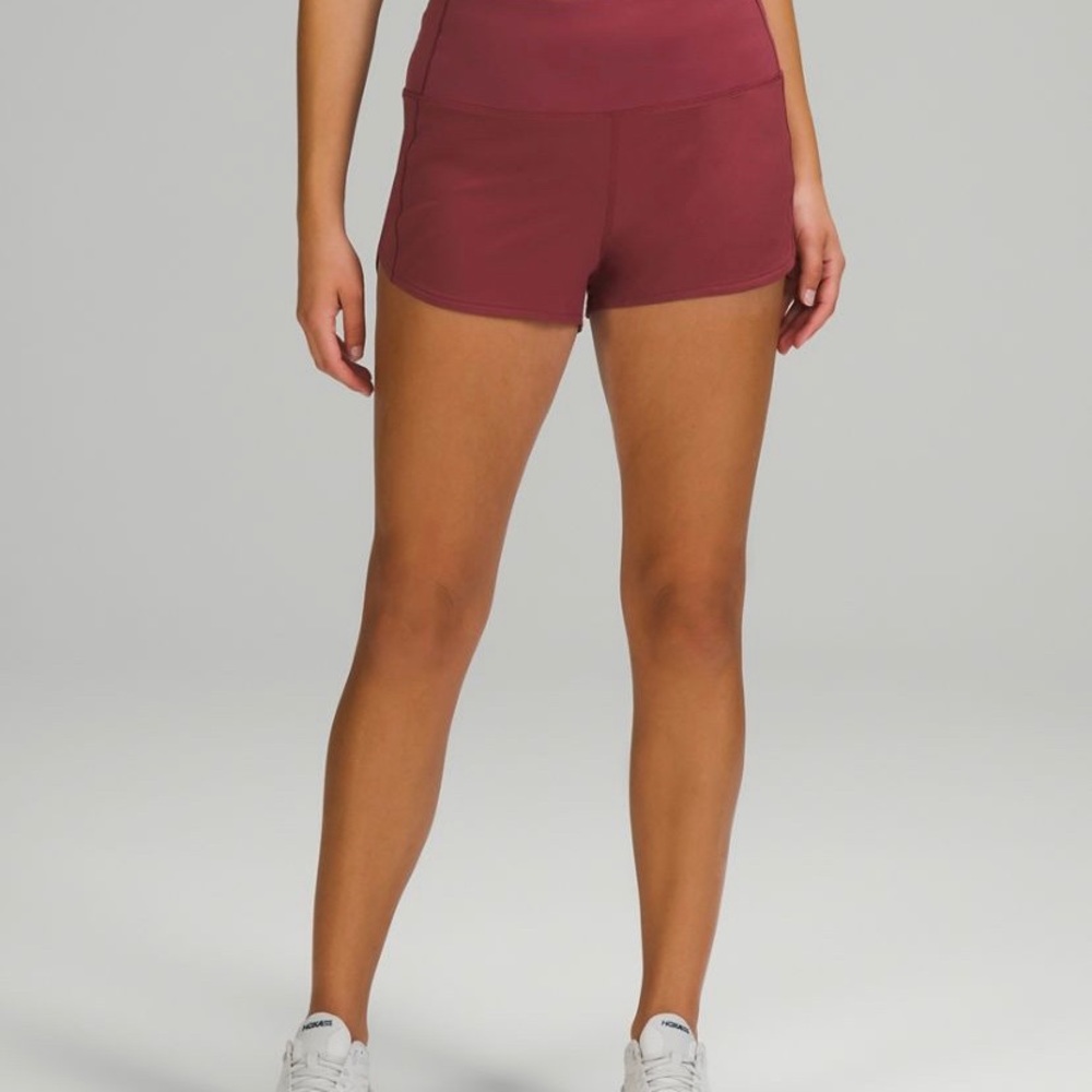 Womens lululemon speed up shorts